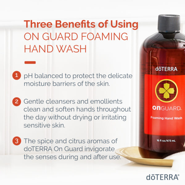 DoTerra - On Guard Foaming Hand Wash - Legacy Nutrition and Products - Kathy Micheel