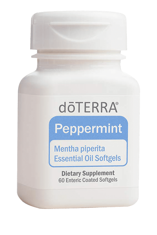 DoTerra - Peppermint Oil - Soft Veggie Gels - Legacy Nutrition and Products - TIOLI Moments