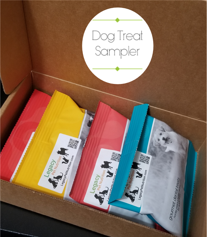 Dog Treat Sampler - Treat Box - Legacy Pet Nutrition - TIOLI Moments