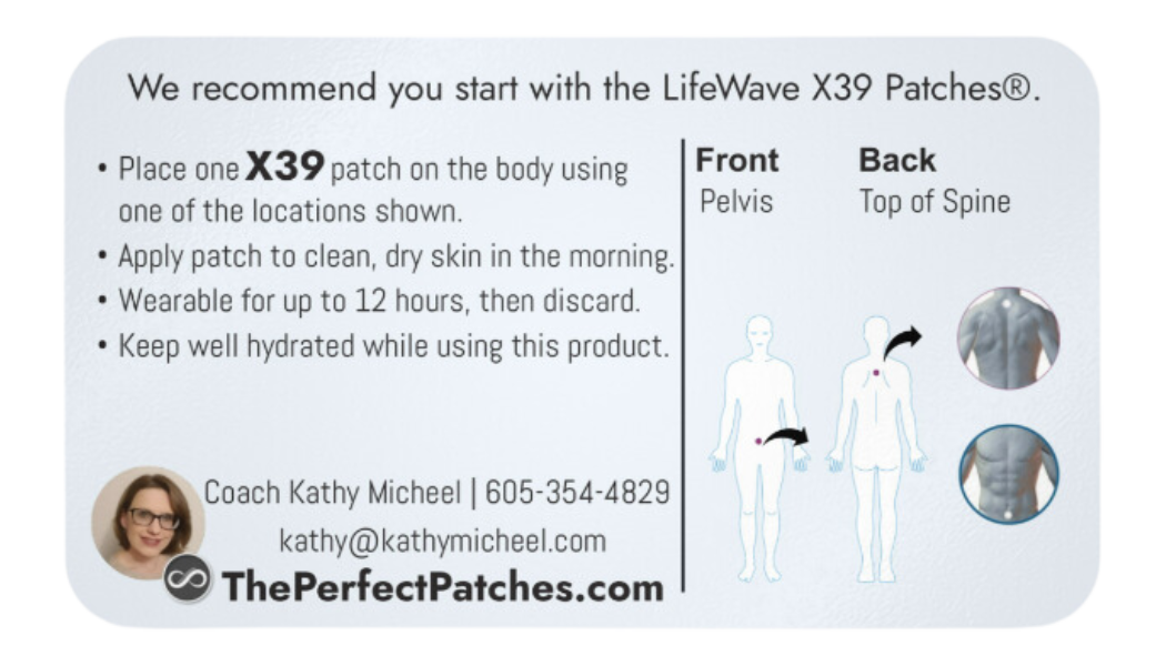 Activate your stem cells with the x39 patch placement - TIOLI Moments