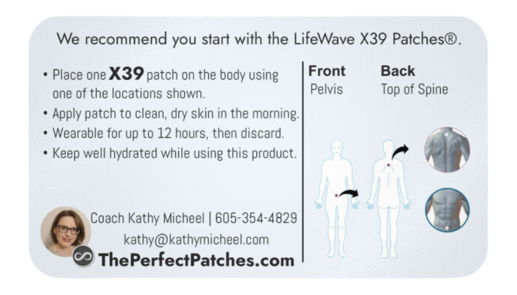 LifeWave - Activate your stem cells with the x39 patch placement - TIOLI Moments Activate your stem cells with the x39 patch placement - TIOLI Moments