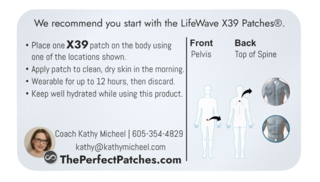 Activate your stem cells with the x39 patch placement - TIOLI Moments