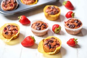 Strawberry Protein Muffins - Healthy Living Meals - TIOLI Moments
